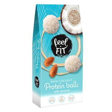 Feel Fit Coconut Almond Protein Wafer Balls, 63g
