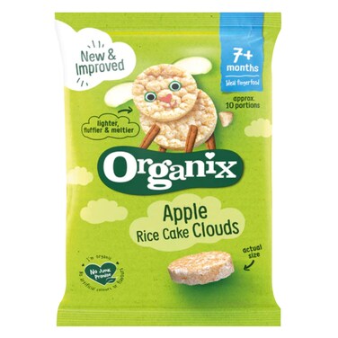 Organix - Organic Apple Rice Cake Clouds 7 months, 40g