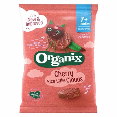 Organix - Organic Cherry Rice Cake Clouds 7 months, 40g