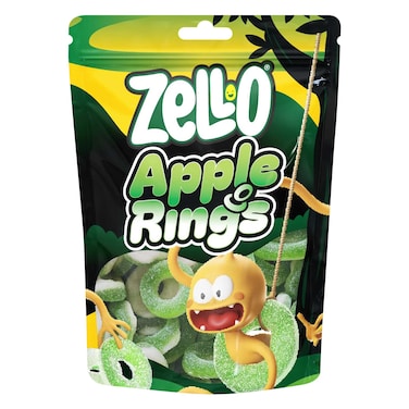 تروللي حلوى جيلاتينية حلقات بطعم التفاح 100جرام