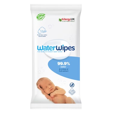 WaterWipes Original Plastic Free Wipes 28 Wipes