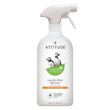 ATTITUDE - Laundry Stain Remover - Citrus Zest, Hypoallergenic, 800ml
