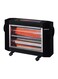 ريبون دفاية كهربائية كوارتز 3 شمعات 1800 واط - اتجاهين - أسود - RE-7-052