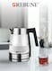 REBUNE Glass Kettle &ndash; Power for Fast Boiling &amp; Perfect Performance 1.8 L 2200 W RE-1-118 Silver