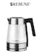 REBUNE Glass Kettle &ndash; Power for Fast Boiling &amp; Perfect Performance 1.8 L 2200 W RE-1-118 Silver