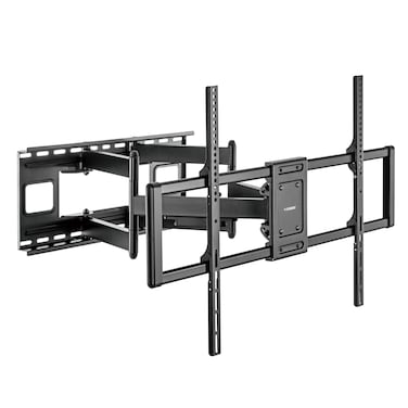 حامل تلفزيون ستار جولد المتين والمزود بخاصية الحركة الكاملة على الحائط لأجهزة تلفزيون LCD / LED / المنحنية مقاس 60-120 بوصة، بحد أقصى VESA 900x600، موديل SG-858FM