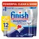Finish Quantum All in 1 Dishwasher Tablets, Lemon Sparkle Scent, 12 Tabs