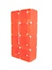 8 Cubes Plastic Portable Storage Cabinet Orange