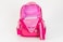 Kids Pencil Case Attached Pattern Backpack 17.7 Inches Pink/White/Blue