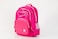 Kids Pencil Case Attached Pattern Backpack 17.7 Inches Pink/White/Blue
