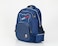 Kids Pencil Case Attached Pattern Backpack 17.7 Inches Blue/White/Red