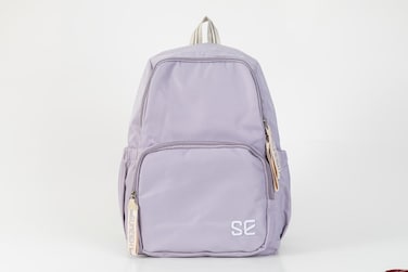 Kids School Backpack Light Grey