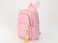 Kids Rabbit Ear Pattern Backpack 17.7 Inches Pink/Yellow/White