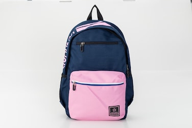 Kids School Backpack Deep Blue/Pink