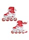 4-Wheel Patinag Roller, Skates Shoes, LED Fully Flash