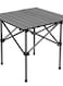 طاولة تخييم قابلة للطي طاولة نزهة محمولة مع حقيبة يد مناسبة للأماكن الخارجية 55*50*50 سم أسود