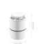 USB 5V LEDS UV Silent Direct Powered Mosquito Killer Lamp With Suction Fan White 18.00x12.50x12.50cm