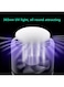 USB 5V LEDS UV Silent Direct Powered Mosquito Killer Lamp With Suction Fan White 18.00x12.50x12.50cm