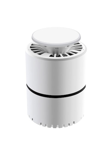 USB 5V LEDS UV Silent Direct Powered Mosquito Killer Lamp With Suction Fan White 18.00x12.50x12.50cm