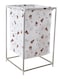 Home Cartoon Fabric Laundry Basket Multicolour 32.5 x 32.5 x 52centimeter