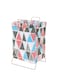 Home Cartoon Fabric Laundry Basket Multicolour 32.5 x 32.5 x 52centimeter