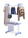 Home Cartoon Fabric Laundry Basket Multicolour 32.5 x 32.5 x 52centimeter
