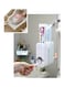 Automatic Toothpaste Dispenser And Toothbrush Holder White