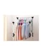 Metal Clothes Stand Hanger Silver 75*41*155cm