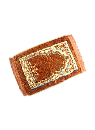 وسجادة صلاة بني 115 x 75سم