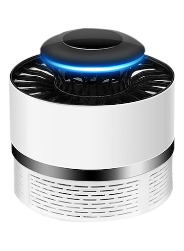 ومصباح كهربائي صاعق للحشرات والبعوض والذباب أبيض 12 X 12 X 8.5سم