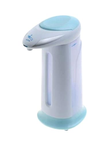 Automatic Soap and Sanitizer Hands Dispenser White/Blue 21x11x10cm