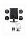 16 Led Lights Makeup Mirror Black