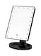 22 LED Square Multi-Function Makeup Mirror Black
