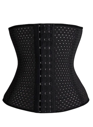Hourglass Waist Training Corset Black