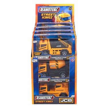 Teamsterz Street Kingz JCB Construpcion Crane Trucks- Yellow/Black