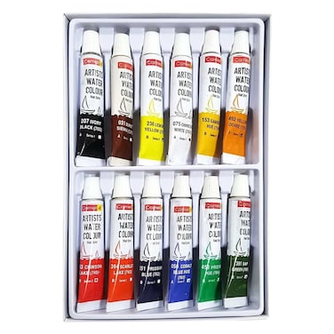 كامل Artist Water Colours Set 5ml x 12 Shades