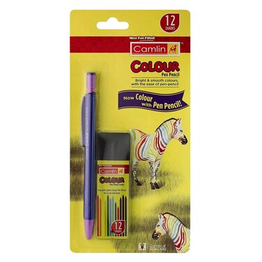 كامل 4147299 Multicolour Pen Pencil With Lead 12 Pieces