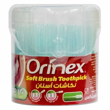 Orinex Soft Brush Toothpick 120 Pieces