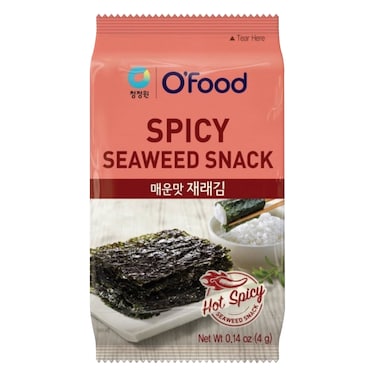 O'Food Hot Spicy Seaweed Snack 4g