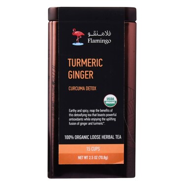 Flamingo Organic Turmeric And Ginger Herbal Tea 70.8g