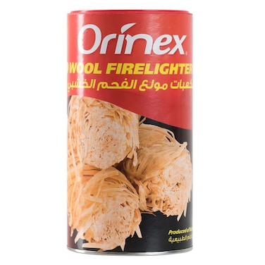Orinex Wood Wool Fire Lighter 32 Pieces