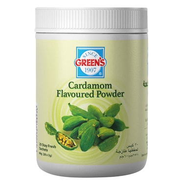 Greens Cardamom Flavored Powder 60g