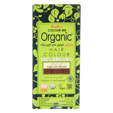 Radico Organic Hair Color 100g Light Ash Blonde