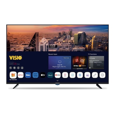 VISIO 55 INCH 4K QLED WebOS TV   Frameless Design  Vibrant Colors    Free Wall Bracket   Dolby Digital Sound   55VHSwebOS