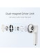 Honor - Choice Earbuds X7E Semi-Open Noise Cancelling 40 Hour Long Battery Life Enhanced Spatial Surround Sound TWS Earphones White