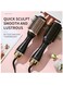 REFURA Hair Dryer Brush Blow Dryer Brush In One - Plus 2.0 One-Step Hot Air Brush - 4 In 1 HairDryer Styler And Volumizer For Drying Straightening Volumizing Hair Black RE-8473