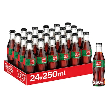 Coca Cola Zero Glass Bottle 250ml x24