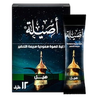 أصيلة - قهوة سعودية سريعة التحضير بالهيل 5 جرام ×12