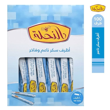 النحلة أظرف سكر ناعم 100 ظرف