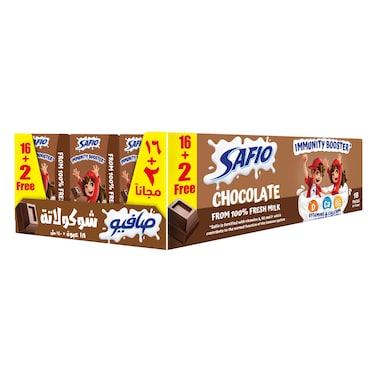 Safio UHT Choco Milk 140mlx18